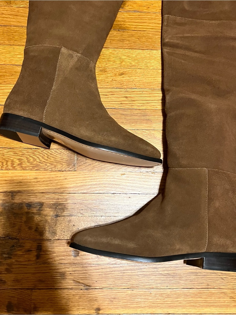 NWT J.Crew Suede Over the Knee Boots - size 8.5 - Picture 2 of 10